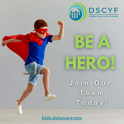 Be a Hero and join the Division of Youth Rehabilitative Services!