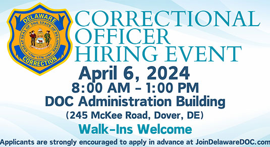 Correctional Officer Hiring Event
