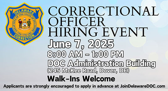 Join the Department of Correction Team!