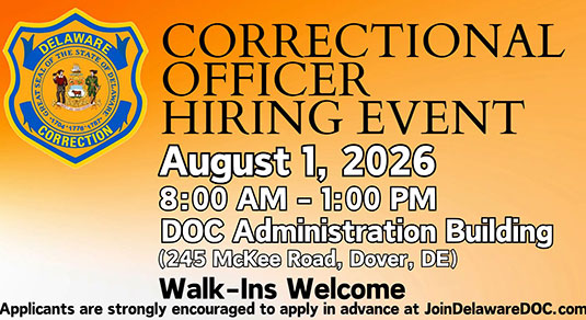 Join the Department of Correction Team!