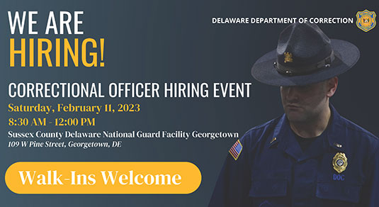 Join the Department of Correction Team!